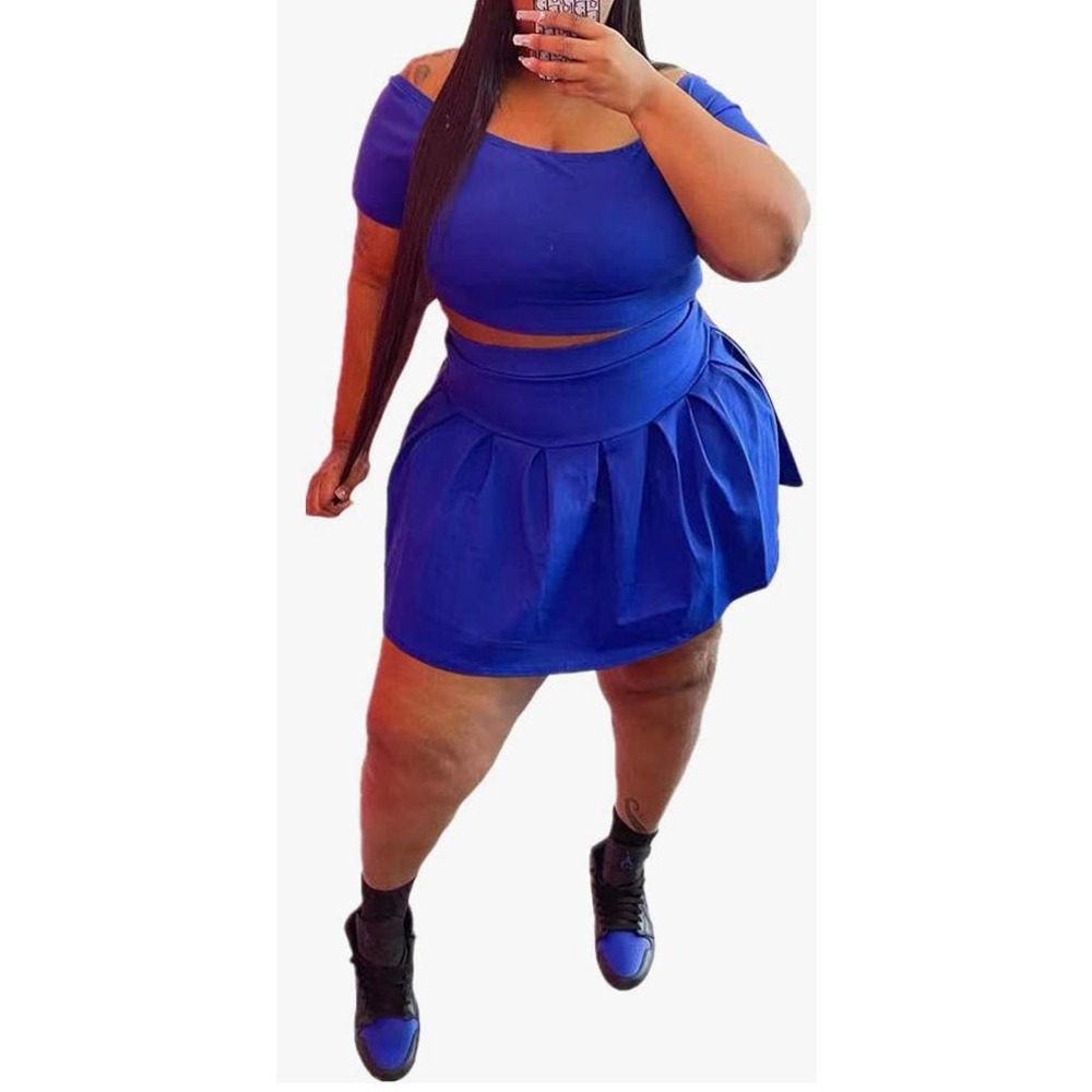 Pleated Skirt Set- Size 3XL